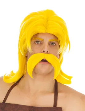 Automatix-Accessoireset Perücke und Bart Asterix und Obelix blond - CHAKS - FashionsVida