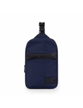 Monospalla W129 pelle e tessuto Blu - CA5751W129-BLU