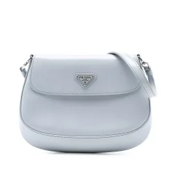 Mini Brushed Leather Cleo Flap
