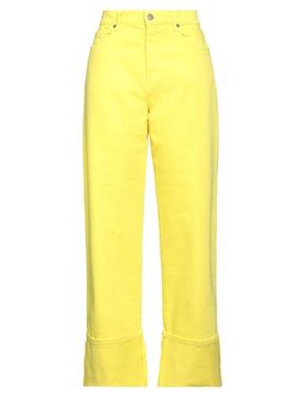 Jeanshose Damen Gelb XS Damen