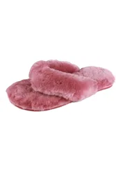 Womens Sheepskin Flip Flops - - Size: 5