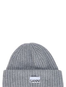Ganni Wool Blend Winter Hat