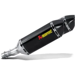 Coppia Terminali Akrapovic Slip On Line S-K10SO19-HZC Omolog taglia un