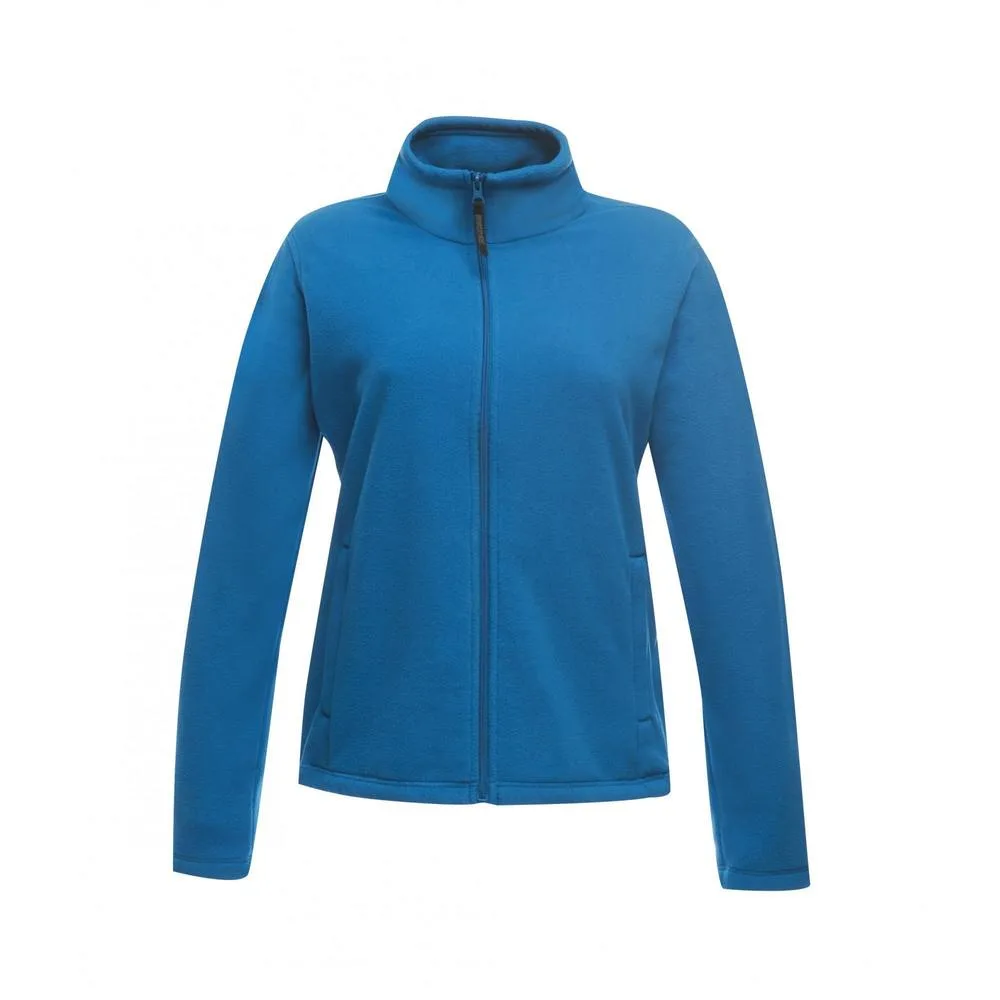 Women's Microfleece Full Zip Jacket in Blue Size: 10 - Blue - Size: 10 - Regatta - FashionsVida