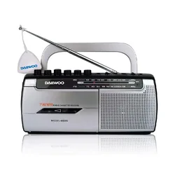 Radio Portable Dw1107 Black One Size unisex