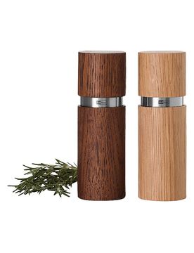 Set Pfeffer- und Salzmühle TEXTURA 2tlg 15cm braun baby