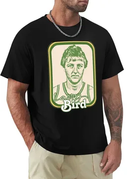 Larry Bird T-Shirt anime stuff kawaii clothes shirts graphic tees funny meme t-shirts Short sleeve tee men - Aliexpress - FashionsVida