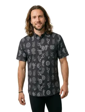 Chemise à Manches Courtes Breezer Perf Button Up Phantom XL