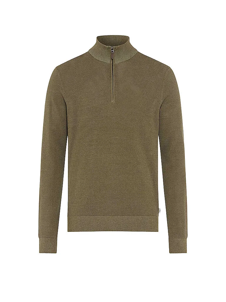 Troyer Pullover STEFFEN olive S - Brax - FashionsVida