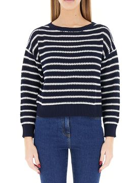 Maglione in cotone BLU NOTTE M