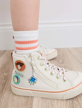 Kids' Toy Story™ High Top Trainers (4 Small-2 Large) Yellow male - M&S - FashionsVida
