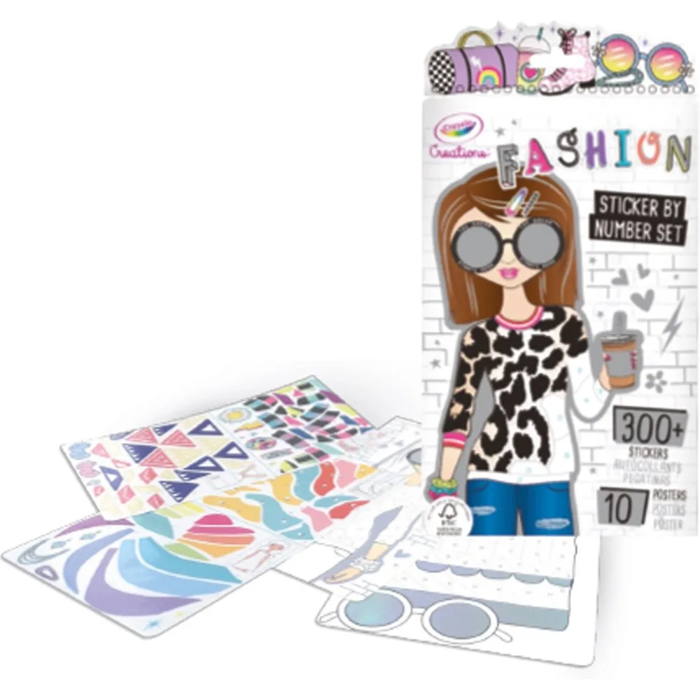 Creations Álbum Crea tu Moda con Números - Crayola - FashionsVida