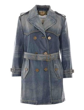 Burberry giacca di jeans blu medio