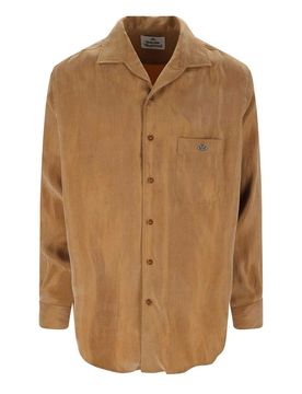 Camicia Effetto Pelle Scamosciata