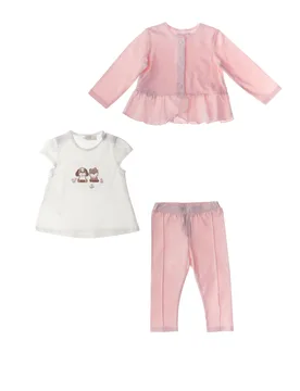 MAYORAL Completo 3 pz ROSA 12M - Mayoral - FashionsVida