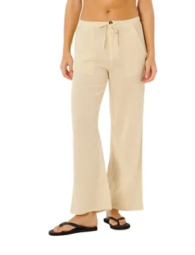 Pantalon Classic Surf Wide Leg Natural M