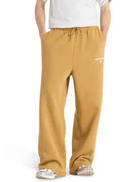 Fleece Herren Hosen - Beige - Größe S - Baumwoll-Jersey Beige S