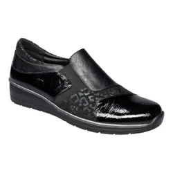 Stretch-Slipper mit Wechselsohle „Senta“ 38 schwarz