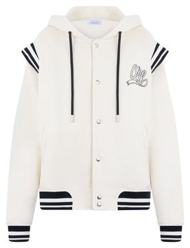 Off- Sporty Cotton Bomber Jacket