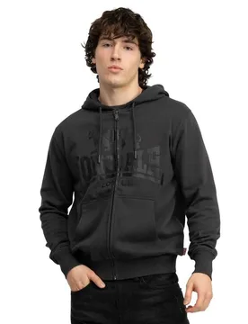 Sweat-shirt à Zip Krafty Anthracite / Black XL - Lonsdale - FashionsVida