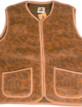Veste sans manches en laine - Vest Adult Pepitko Ultralight Pattern Panter Camelio en Laine - Taille S - Marron - ColdBreaker - FashionsVida