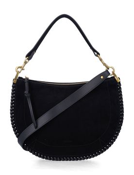 Suede Calf Leather Shoulder Bag