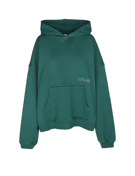Sudadera con capucha - Hoodie verde oscuro XL - Karo Kauer - FashionsVida