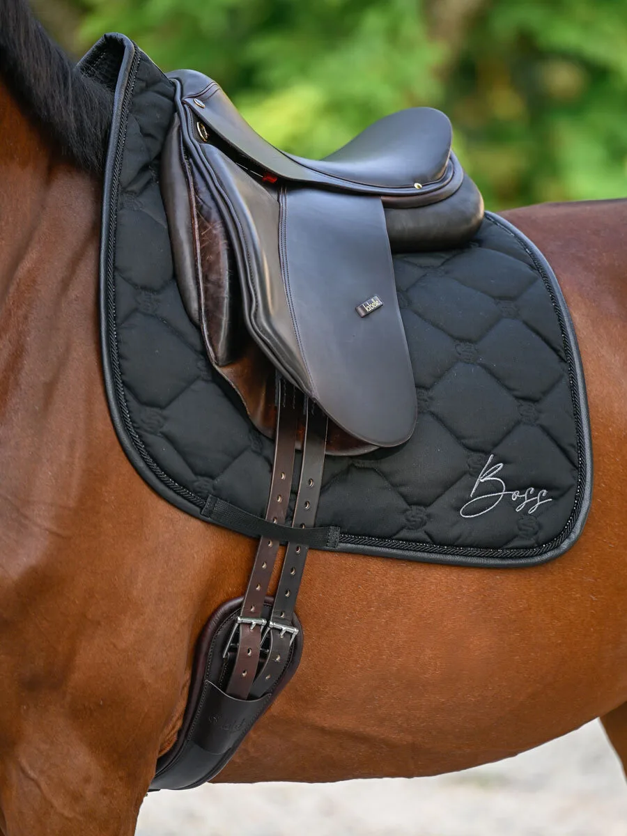 Equestrian Dressurschabracke GLITTER black - BOSS - FashionsVida