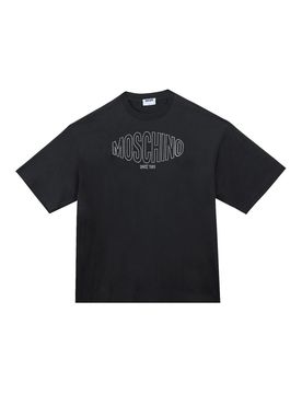 T-shirt sportiva con logo Cristalli