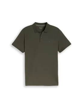 XXXL basic polo with contrast male - XXXL - FashionsVida