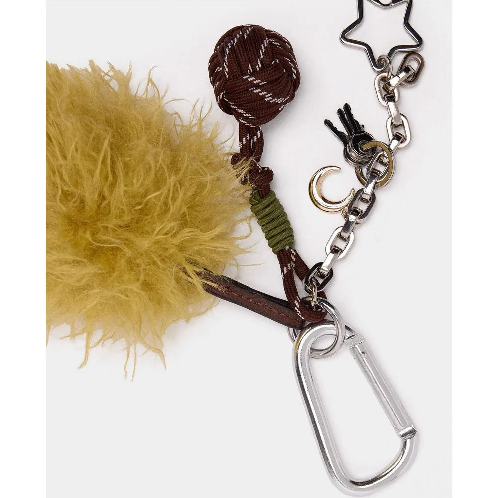 Llavero con charm de pompón y estrella - Parfois - FashionsVida