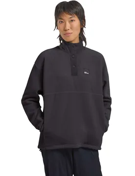 Sumetro Half Zip Fleece Jacket Black female - Jack Wolfskin - FashionsVida