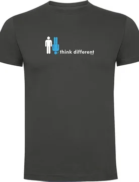 Maglietta A Maniche Corte Think Different - Kruskis - FashionsVida