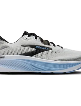 GHOST 18 Laufschuhe Herren White/Black/Open Air 2E (breit) 42,5 - Brooks - FashionsVida