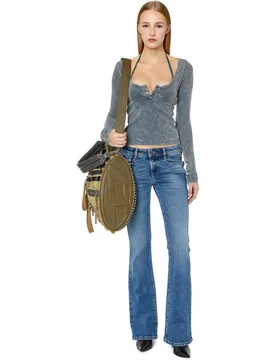 Vaquero campana de mujer 1969 D-EBBEY tiro bajo efecto lavado - Diesel - FashionsVida