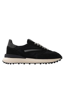 M431-at-tc-bk DATE Uomo Camoscio Nero