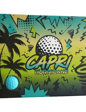 Golfbälle Hurrican - 12er Pack, tuerkis - CAPRI Golf - FashionsVida