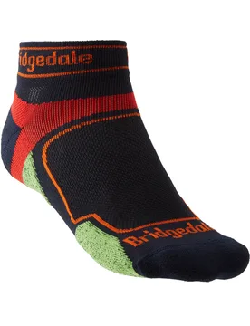 Ultra-Light Mens T2 Coolmax Low Cut Run Socks - - Size: L - Bridgedale - FashionsVida