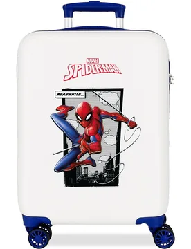 Maleta de cabina spiderman action rígida con capacidad de 35l en - Personajes - FashionsVida