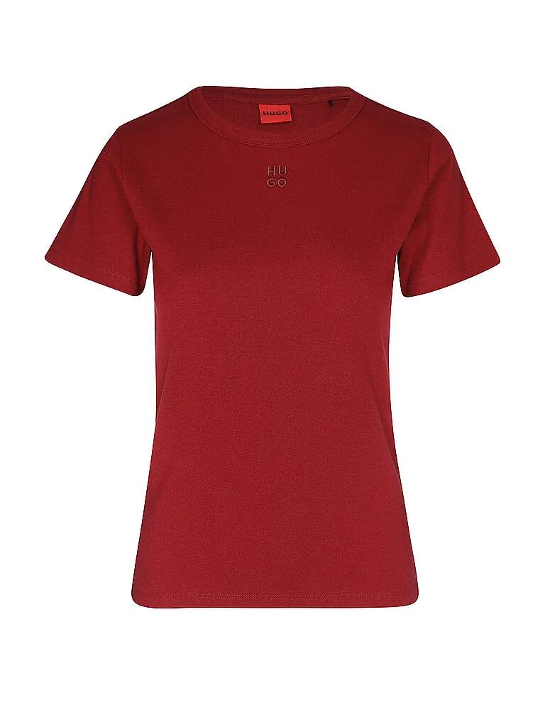 Hugo T-Shirt DELORIS rosso M - Hugo Boss - FashionsVida