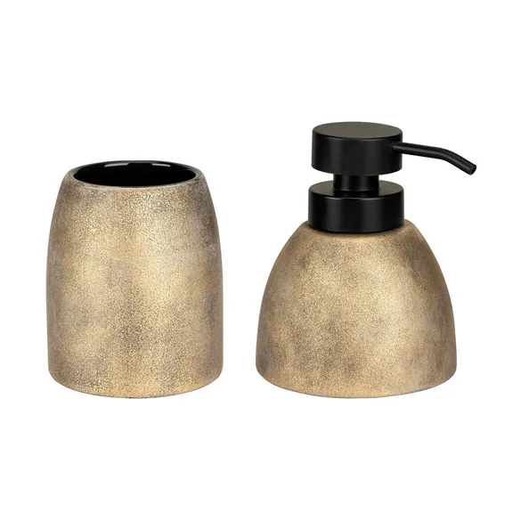 Bad-Accessoire Set „Tremea“, 2-tlg., bronze - WENKO - FashionsVida