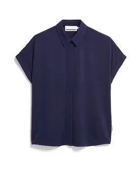 Armedangels Blusa LARISAANA blu L - Armedangels - FashionsVida