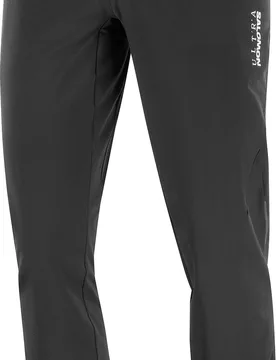 Pantalon de trail déperlant - Ultra Pants M Deep Black en Softshell - Taille M - Noir - Salomon - FashionsVida