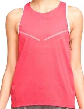 Dri-fit adv run division camiseta técnica tirantes mujer Rojo (XL)