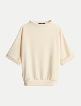 Sweatshirt Utaliana detail Beige S
