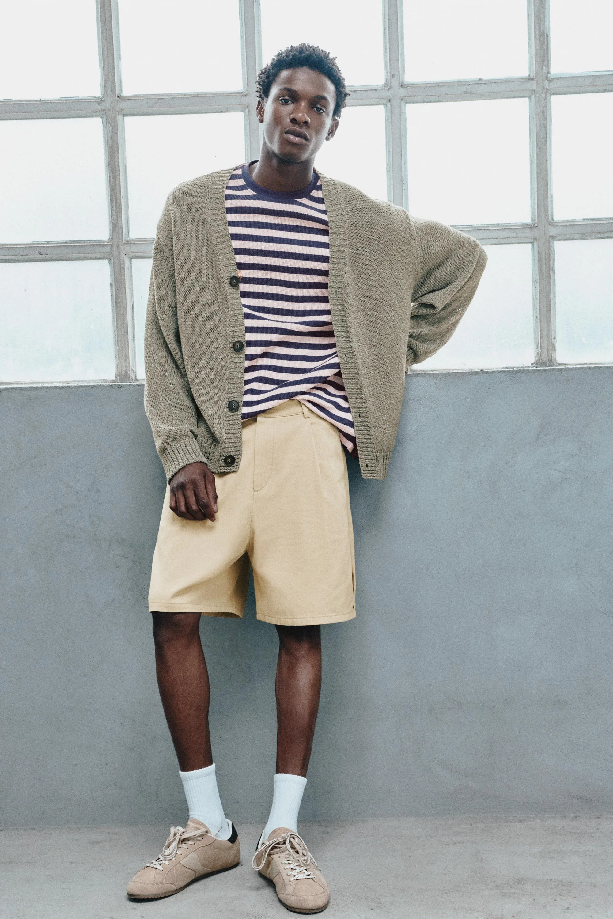 Darted Bermuda Shorts (Size: ) - Pull&bear - FashionsVida