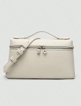 Pieza Bolso de hombro cuadrado de PU con grano de lichi de unicolor, adecuado para combinar con la moda diaria, salidas, compras, fiestas, minimalista