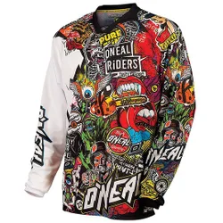 Maglia Moto Cross Enduro Mayhem Jersey Crank Multicolo taglia XL