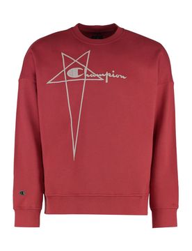 X Champion Embroidered-logo Cotton Sweatshirt