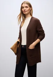 Offener Cardigan female Braun